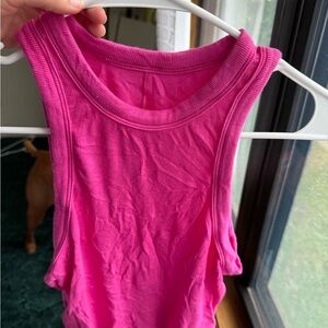 Lululemon Athletica Pink Racerback Tank Top